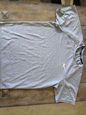 Nike Light Gray Short Sleeve Dri-FIT Tee
